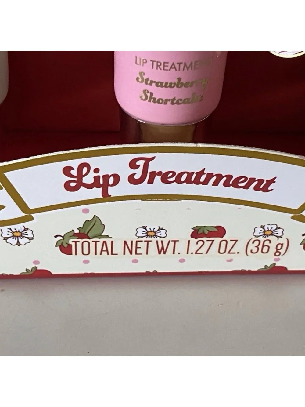 Set Of 3 Strawberry Shortcake Lip Treatment‎ Lime Chiffon Lemon Meringue W/Charm